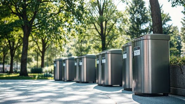 Les meilleures poubelles extérieures publiques selon vos besoins